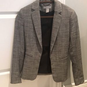 Plaid tailored H & M blazer. Size 2.